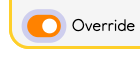 At the bottom of this window, Toggle the "Override settings" to ON.<br>Configure the preferred settings for the student.