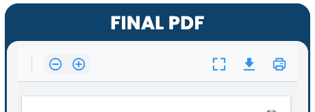 The arrow down button is the download button. The little printer is the print button.&nbsp;😉